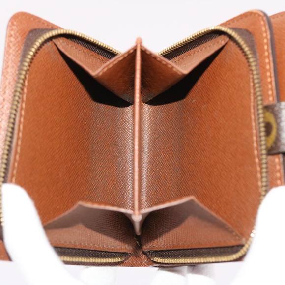 LOUIS VUITTON Monogram Compact Zip Wallet M61667 LV Auth 50449 - Picture 10 of 16